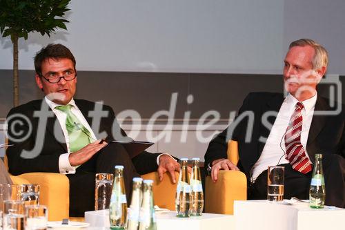 Dr. Mathias Krahl (Boston Consulting Group); Hans-Jürgen Cramer (Vattenfall Europe AG Vorstand Vertrieb). (C)Fotodienst/Jan-Paul Kupser