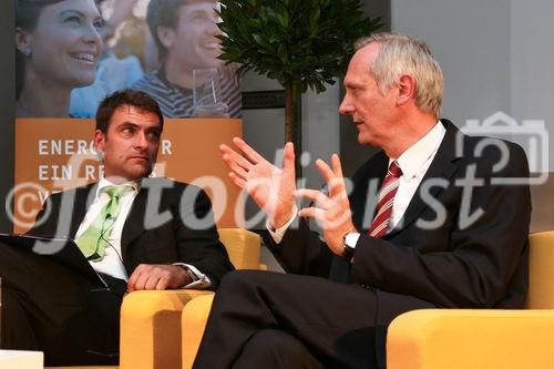 Dr. Mathias Krahl (Boston Consulting Group); Hans-Jürgen Cramer (Vattenfall Europe AG Vorstand Vertrieb). (C)Fotodienst/Jan-Paul Kupser