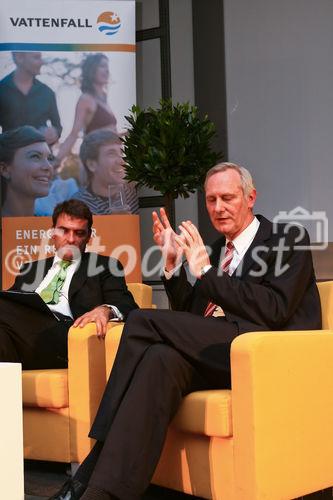 Dr. Mathias Krahl (Boston Consulting Group); Hans-Jürgen Cramer (Vattenfall Europe AG Vorstand Vertrieb). (C)Fotodienst/Jan-Paul Kupser