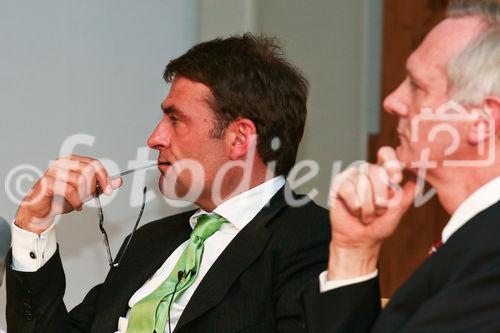 Mathias Krahl (Boston Consulting Group); Hans-Jürgen Cramer (Vattenfall Europe AG Vorstand Vertrieb). (C)Fotodienst/Jan-Paul Kupser