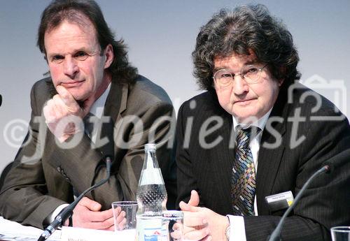 Klaus Taafel (Vorsitzender der Geschäftsführung Paradigma) und Alfred T. Ritter (Hauptgesellschafter Paradigma und Ritter-Sport). (C)Fotodienst/Markus Mirschel