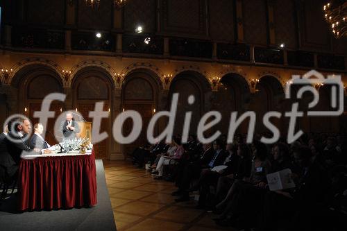 Am 1. April luden BILLA und der führende österreichische Strategie,-und Controllingberater Contrast Management-Consulting zu einem Management-Cercle ins Palais Ferstel ein.
©fotodienst/Nadine Bargad