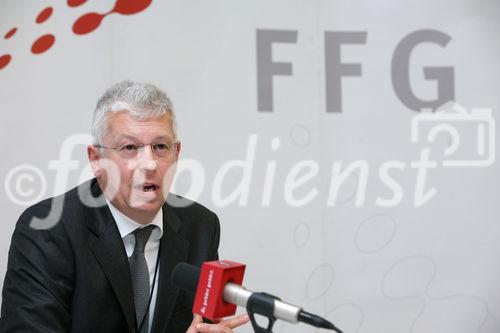 (C) fotodienst/Anna Rauchenberger - Wien 28.03.2008  - Das Jahr 2007 war für die Österreichische Forschungs Förderungs Gesellschaft (FFG) zusätzlich zur starken Ausweitung der Fördertätigkeit auch ein Jahr der Neu-Orientierung. FOTO: Dr. Klaus Pseiner (GF FFG)