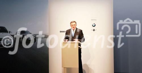 FOTO: Dr. - Ing. Norbert Reithofer Vorsitzender des Vorstands der BMW AG. (C)fotodienst/Robert Auerbacher