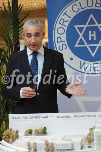 Der Traditionsverein Sport Club HAKOAH Wien kehrt nach beinahe 70 Jahren in den Wiener Prater auf seine ehemalige Heimstätte zurück.
Foto: Dipl. Ing. Thomas Feiger (Architekt) 
©fotodienst/Nadine Bargad