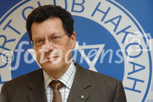 Der Traditionsverein Sport Club HAKOAH Wien kehrt nach beinahe 70 Jahren in den Wiener Prater auf seine ehemalige Heimstätte zurück.
Foto: Univ. Prof. Dr. Paul Haber (S.C. HAKOAH-Präsident und Sportmedizinischer Leiter) 

©fotodienst/Nadine Bargad