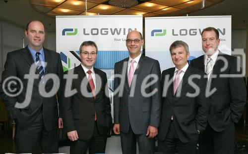 (C) fotodienst/Anna Rauchenberger - Wien 13.03.2008  - Der Thiel Logistik Konzern konnte das Geschäftsjahr 2007 erfolgreich abschließen. Neu ist die gemeinsame Marke: Aus Thil Logistik wird Logwin. FOTO v.l.: Detlef Kükenshöner (COO Road + Rail, Thiel Logistik AG), Dr. Antonius Wagner (CFO Thiel Logistic AG), Berndt-Michael Winter (Vorsitzender des Executive Committee CEO Thiel Logistic AG),  Klaus Hrazdira (COO Solutions, Thiel Logistik AG), Helmut Kaspers (COO Air + Ocean, Thiel Logistik AG).