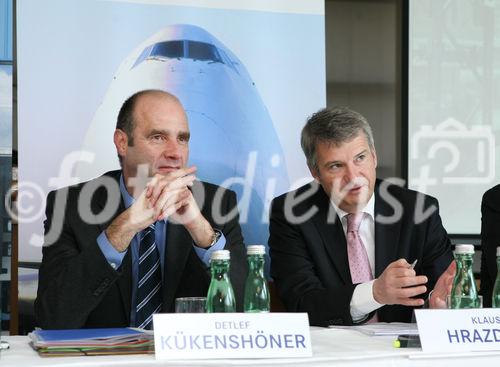 (C) fotodienst/Anna Rauchenberger - Wien 13.03.2008  - Der Thiel Logistik Konzern konnte das Geschäftsjahr 2007 erfolgreich abschließen. Neu ist die gemeinsame Marke: Aus Thil Logistik wird Logwin. FOTO v.l.: Detlef Kükenshöner (COO Road + Rail, Thiel Logistik AG), Klaus Hrazdira (COO Solutions, Thiel Logistik AG)