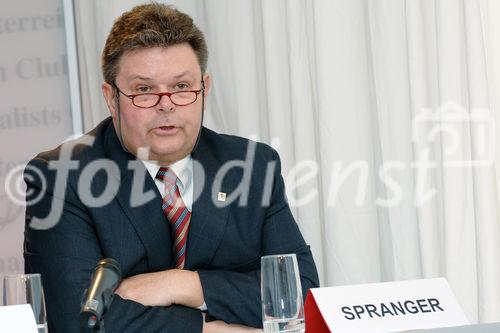 Pressegespräch der österr.Lungenunion. 
Otto Spranger (Sprecher der österr.Lungenunion)
©fotodienst/Nadine Bargad