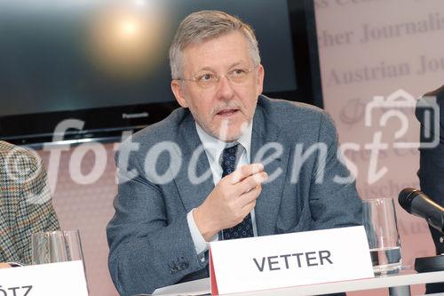 Pressegespräch der österr.Lungenunion. 
Prim.Dr.Norbert Vetter (Leiter der 2.int. Lungenabteilung, Otto Wagner Spital)
©fotodienst/Nadine Bargad