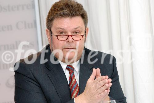 Pressegespräch der österr.Lungenunion. 
Otto Spranger (Sprecher der österr.Lungenunion)
©fotodienst/Nadine Bargad