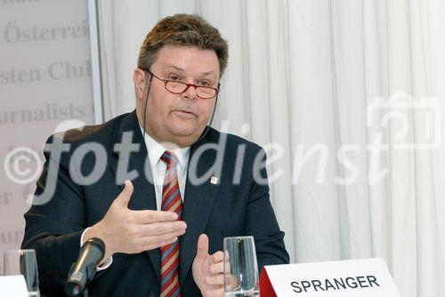 Pressegespräch der österr.Lungenunion. 
Otto Spranger (Sprecher der österr.Lungenunion)
©fotodienst/Nadine Bargad