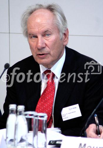 Prof. Dr. Dr. h.c. mult. August-Wilhelm Scheer (BITKOM-Präsident). (C)Fotodienst/Markus Mirschel