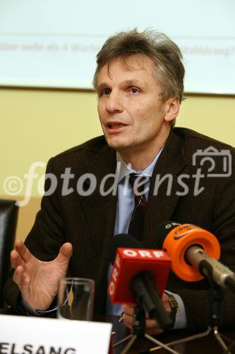 (C) fotodienst/Anna Rauchenberger - Wien 20.02.2008  - Chronisch entzündliche Darmerkrankungen (CED): Ohne frühzeitige Diagnose keine optimale Therapie. FOTO: Univ.-Prof. DI Dr. Harald Vogelsang (Medizinische Universität Wien)