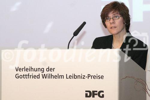 Annegret Kramp-Karrenbauer (Präsidentin  der Ständigen Konferenz der Kultusminister der Länder in der Bundesrepublik Deutschland, Ministerin für Bildung, Familie, Frauen und Kultur des Saarlandes).
(C)Fotodienst/Markus Mirschel