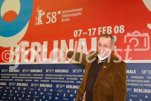 Start der Berlinale 2008. FOTO: Dieter Kosslick, Leiter der Internationalen Filmfestspiele Berlin. (C) Fotodienst/Uwe Geisler