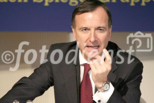 Konzepte der grenzüberschreitenden polizeilichen Zusammenarbeit. FOTO: Franco Frattini, Vizepräsident der Europäischen Kommission. (C) Fotodienst/Markus Mirschel