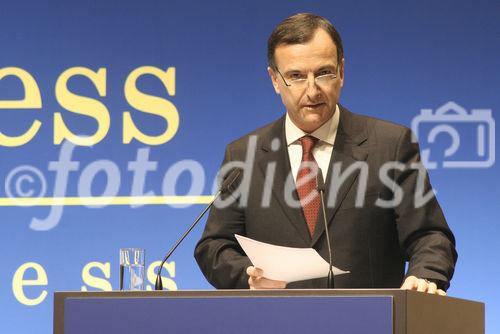 Konzepte der grenzüberschreitenden polizeilichen Zusammenarbeit. FOTO: Franco Frattini, Vizepräsident der Europäischen Kommission. (C) Fotodienst/Markus Mirschel