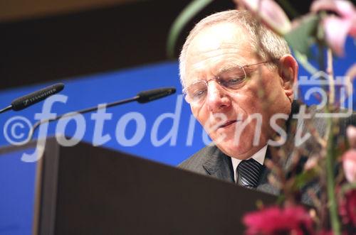 Konzepte der grenzüberschreitenden polizeilichen Zusammenarbeit. FOTO: Wolfgang Schäuble, Innenminister. (C) Fotodienst/Markus Mirschel