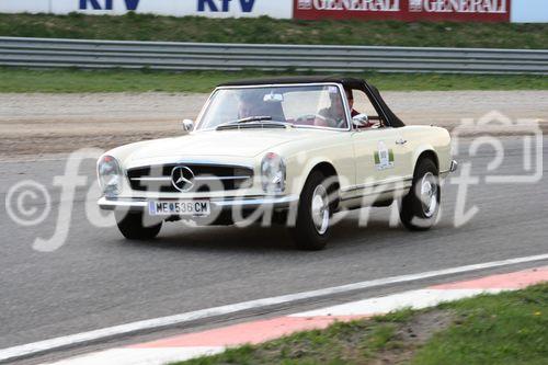 Die Fotos 1-83 zeigen die Ankunft der Teilnehmer beim Golfplatz in Atzgersbrugg, die Fotos 84-102 beim freiwilligen Fahren auf dem Wachau-Ring. Die Fotos 103-11 einen im Fahrerlager stehenden Audi Quattro S1 aus der Zeit der Gruppe-B-Monster