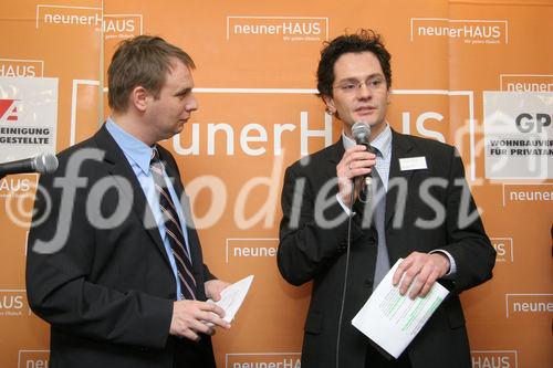 (C) Fotodienst/Anna Rauchenberger - 19.12.2007 - Wien - Der Verein neunerHAUS eröffnet das dritte Wohnhaus für obdachlose Menschen in Wien - Favoriten als Gemeinschaftsprojekt mit der Wohnbauvereinigung für Privatangestellte (WBV-GPA). FOTO: Moderator, Mag. Markus Reiter (GF des Vereins neunerHAUS)