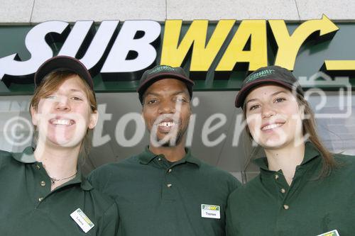 Subway Restaurant beim Bahnhof Zuerich Selnau eroeffnet. Bild: Eroeffnungstag.
(C)Fotodienst/Dieter Enz