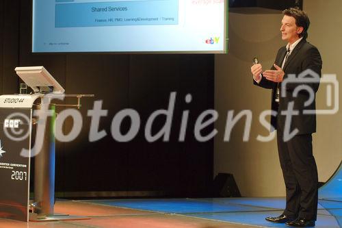 Das Top-Event der Customer Care Welt feiert Jubiläum. Foto: ANDREAS KRONIGER?Director EU Customer Support, eBay International AG ?Sieben Länder, sieben Märkte. Eine Servicestrategie?? ©fotodienst/Nadine Bargad