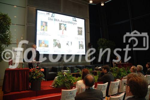 Fachmesse Access/Kongresszentrum Hofburg HeldenplatzSprecher: Leslie P.C.Zech (IMA Vorstandssprecher)©fotodienst/Nadine Bargad