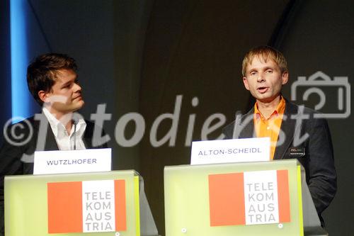 net.culture.lab bieten u.a. räumliche und technische Infrastruktur für die Umsetzung von IT-Projekten. 
Foto v.li: Jürgen Wutzlhofer (Gemeinderat und Abgeordneter zum Wiener Landtag); Roland Alton-Scheidl (stellv.Vorsitzender creativ wirtschaft austria
©fotodienst/Nadine Bargad