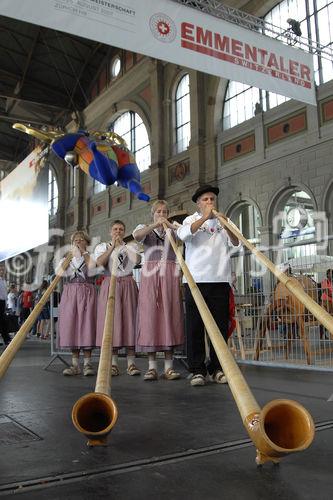 Foto: Alphorn-Quartett 