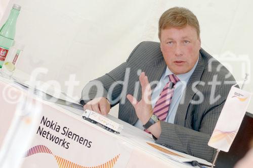 Nokia Siemens Networks ist einer der global führenden Anbieter von Infrastruktur-produkten und -diensten für die kommunikationsbranche.Foto: Dietmar Appeltauer (Head of Subregion Central Eastern Europe (Region West & South Europe))©fotodienst/Nadine Bargad