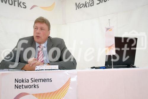 Nokia Siemens Networks ist einer der global führenden Anbieter von Infrastruktur-produkten und -diensten für die kommunikationsbranche.
Foto: Dietmar Appeltauer (Head of Subregion Central Eastern Europe (Region West & South Europe))
©fotodienst/Nadine Bargad