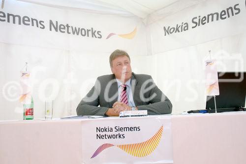 Nokia Siemens Networks ist einer der global führenden Anbieter von Infrastruktur-produkten und -diensten für die kommunikationsbranche.
Foto: Dietmar Appeltauer (Head of Subregion Central Eastern Europe (Region West & South Europe))
©fotodienst/Nadine Bargad