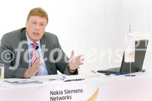 Nokia Siemens Networks ist einer der global führenden Anbieter von Infrastruktur-produkten und -diensten für die kommunikationsbranche.
Foto: Dietmar Appeltauer (Head of Subregion Central Eastern Europe (Region West & South Europe))
©fotodienst/Nadine Bargad