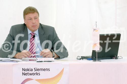 Nokia Siemens Networks ist einer der global führenden Anbieter von Infrastruktur-produkten und -diensten für die kommunikationsbranche.
Foto: Dietmar Appeltauer (Head of Subregion Central Eastern Europe (Region West & South Europe))
©fotodienst/Nadine Bargad