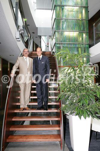 Geschäftsleitung von Ertrag und Sicherheit Investmentfondsberatung Ges.m.b.H. Leo Krauthaufer und Manfred Zettl.(C)Fotodienst/Christian Promitzer