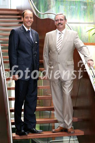 Geschäftsleitung von Ertrag und Sicherheit Investmentfondsberatung Ges.m.b.H. Manfred Zettl und Leo Krauthaufer (C)Fotodienst/Christian Promitzer