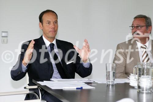 Geschäftsleitung von Ertrag und Sicherheit Investmentfondsberatung Ges.m.b.H. Manfred Zettl und Leo Krauthaufer (C)Fotodienst/Christian Promitzer