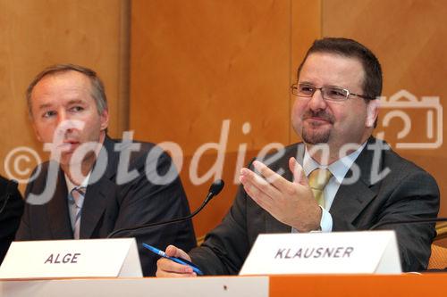 (C) Fotodienst/Anna Rauchenberger - Wien 20.06.2007 - Startschuss für den Börsegang der phion AG ist heute gefallen. FOTO v.l.: Dr. Franz Hochstrasser (Mitglied des Vorstandes, Erste Bank der oesterreichischen Sparkassen AG),  Dr. Wieland Alge (CEO, phion AG).