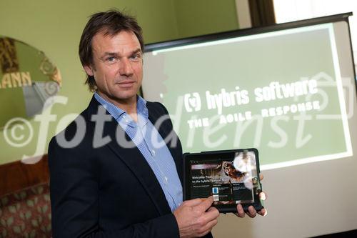 (c) fotodienst / Johannes Brunnbauer | Pressefrühstück aus Computer/Telekommunikation und Handel/Dienstleistungen in Wien im Cafe Landtmann mit Mag. Gerald Karl Lanzerits, Regional Manager Austria & CEE von hybris Software am 22.01.2011.