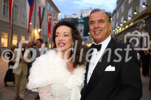 (C) fotodienst/Christian Hofer (www.chris-hofer.com) 
Salzburg - Großes Festspielhaus - Fix & Foxi-Herausgeberin Alexandra Kauka besuchte mit Begleiter Sterling Morton Hamill und Prinzessin Yvonne von Hessen die Premiere von 