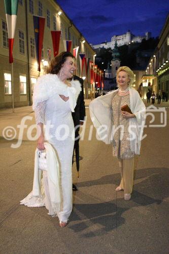 (C) fotodienst/Christian Hofer (www.chris-hofer.com) 
Salzburg - Großes Festspielhaus - Fix & Foxi-Herausgeberin Alexandra Kauka besuchte mit Begleiter Sterling Morton Hamill und Prinzessin Yvonne von Hessen die Premiere von 