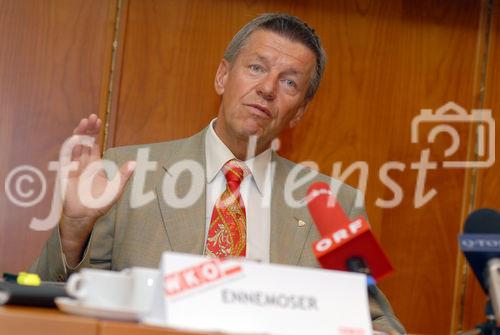 Pressekonferenz - Fachverband Hotellerie der WKÖ: Aktuelle Tourismussituation - Foto: Dr. Klaus Ennemoser (Obmann - Fachverband Hotellerie).