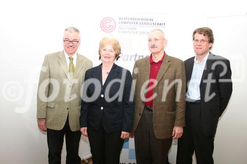 Bildung Online, Hall in Tirol - 2006-06-09- 23. Jugend Informatik Wettbewerb 2006: Jury: UnivProf Dipl-Ing Dr Gerald Futschek, Technische Universität Wien; Prof Dipl-Ing Margarete Grimus, Pädagogische Akademie des Bundes in Wien; UnivProf Dr Erich Neuwirth, Fakultät für Informatik Universität Wien; HOL Kurt Angerer - Foto: www.iManufaktur.at