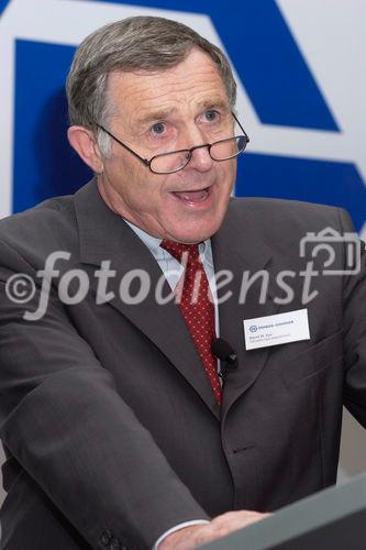 Bilanzmedienkonferenz Huber+Suhner AG. Bild: Dr. David W. Syz, Praesident des Verwaltungsrates, HUBER+SUHNER Gruppe