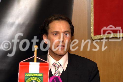  Pressekonferenz zum Thema: Biometrie zur Erhöhung der Sicherheit im Strafvollzug mit  Justizministerin Karin Gastinger, Prof. Siegfried Samm, Dr. Oberst Drechsler unf GF Christian Raunegger                              