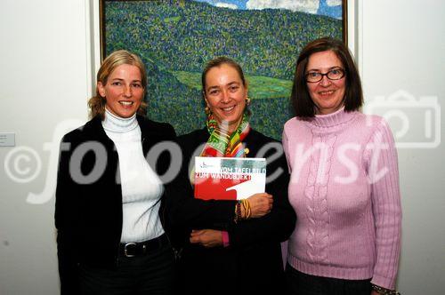 MdM - Präsentation VOM TAFELBILD ZUM WANDOBJEKT - der Sammlungskatalog

EVOLUTION - 5 Jahre Husslein
Susanne Rolinek, Agnes Husslein, Eleonora Louis
Foto: www.siebinger.com