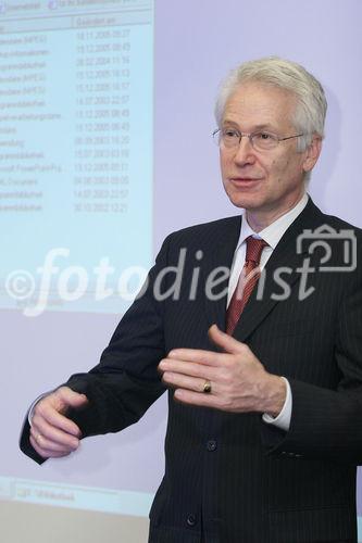 Feierliche Eröffnung der Epilepsie Monitoring Unit am AKH Wien. Bild: Univ. Prof. Dr. Wolfgang Schütz (Rektor der Medizinischen Universität Wien). Foto: Anna Rauchenberger