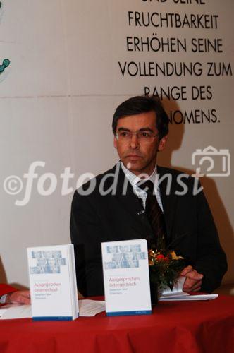 Buchpräsentation Verein der Freunde der Salzburger Festspiele: AUSGESPROCHEN ÖSTERREICHISCH
Hubert Nowak - ORF-Salzburg
Foto: www.siebinger.com