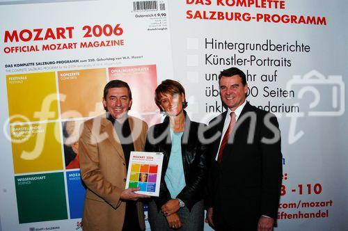 JUBILATE! Mozart-Guide 2006 
Bgm Heinz Schaden, Inge Brodil, LHStv. Othmar Raus
Foto: www.siebinger.com